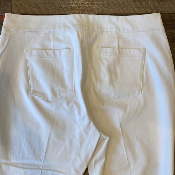 NWT SPANX Silver Lining Slim Straight Pull On Pant Classic White Size 2X - Picture 6 of 15